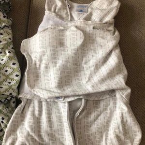 Two halo sleep swaddles